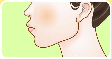 입이 앞으로 나온 옆얼굴 일러스트